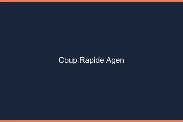 Coup rapide Agen