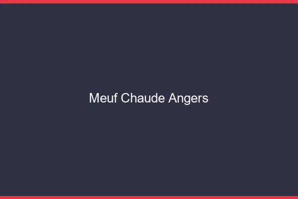 Meuf chaude Angers