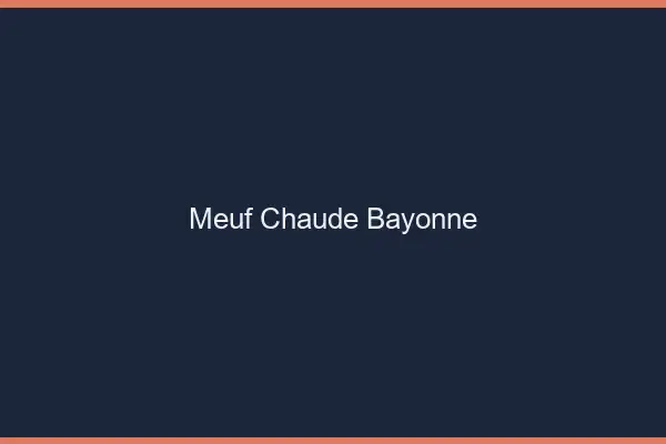 Meuf chaude Bayonne