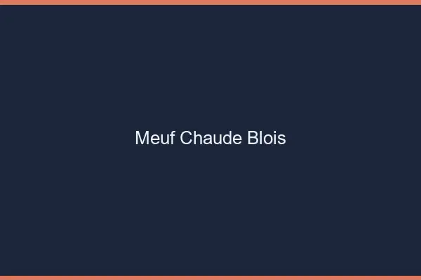 Meuf chaude Blois