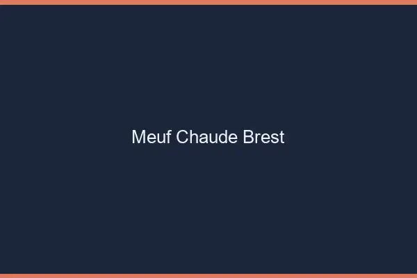 Meuf chaude Brest