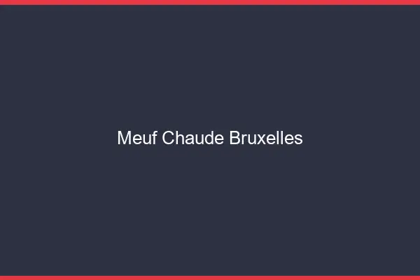 Meuf chaude Bruxelles