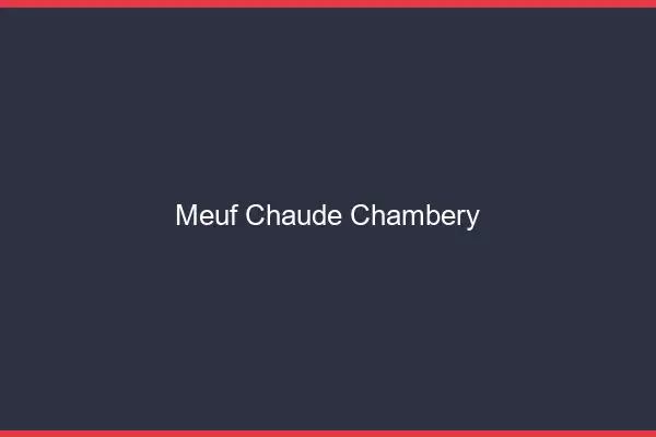 Meuf chaude Chambéry