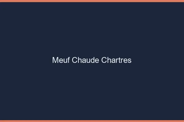 Meuf chaude Chartres