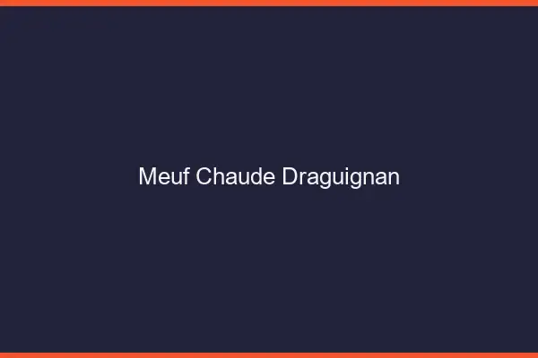 Meuf chaude Draguignan