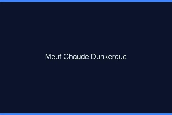 Meuf chaude Dunkerque