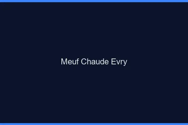Meuf chaude Évry