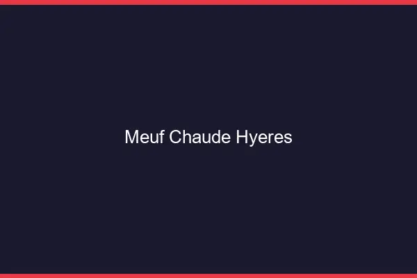 Meuf chaude Hyères