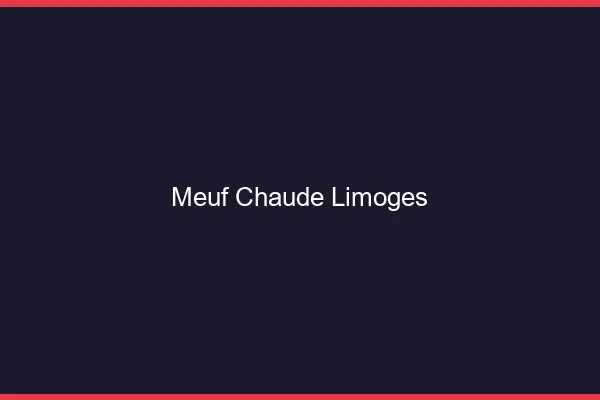 Meuf chaude Limoges
