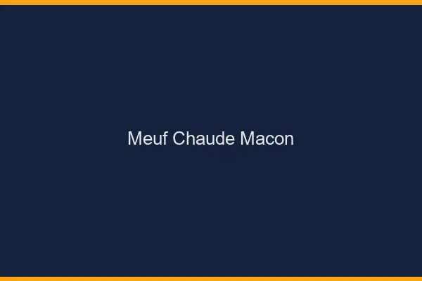 Meuf chaude Mâcon