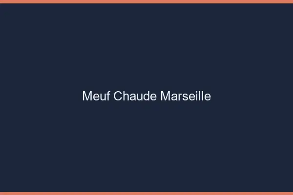 Meuf chaude Marseille
