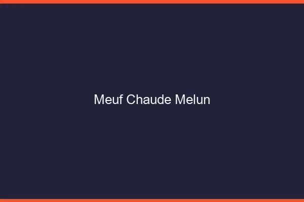 Meuf chaude Melun