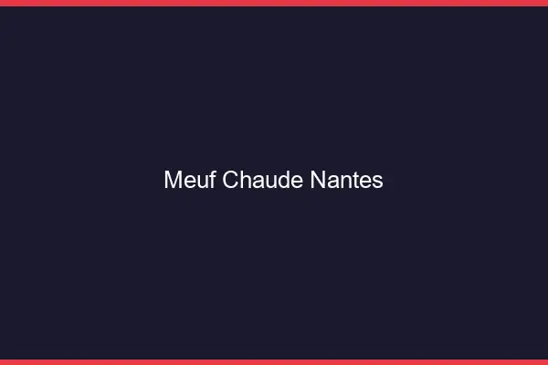 Meuf chaude Nantes