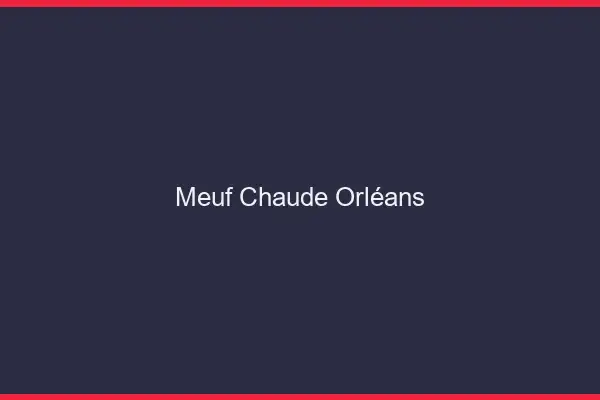 Meuf chaude Orléans