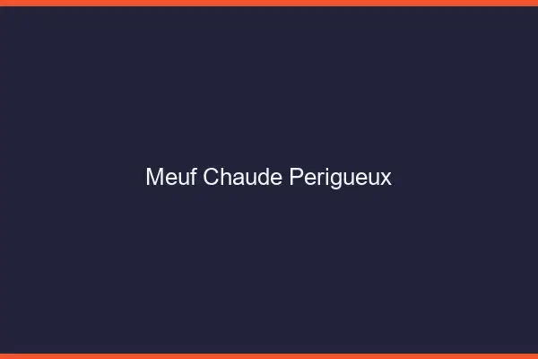 Meuf chaude Périgueux
