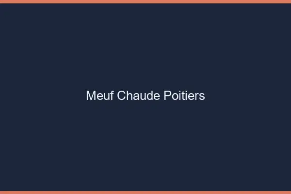 Meuf chaude Poitiers