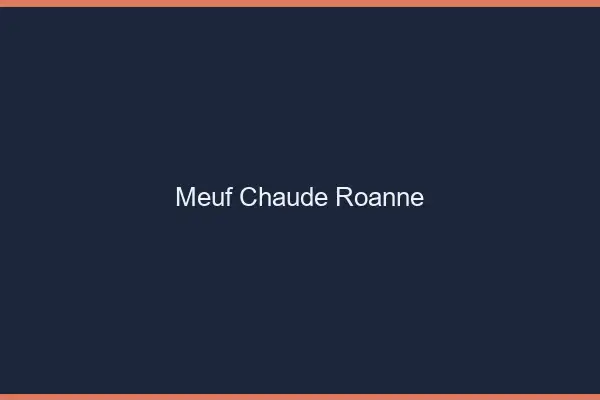 Meuf chaude Roanne