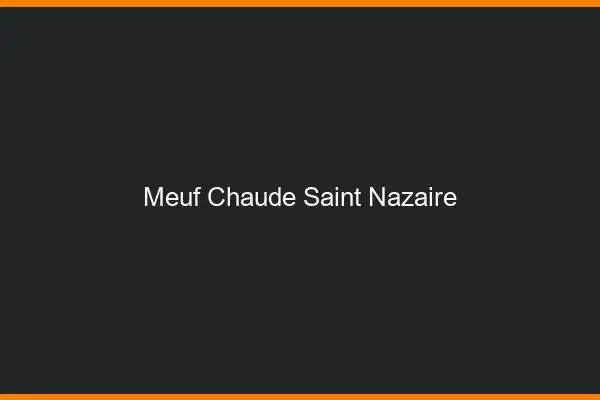 Meuf chaude Saint-Nazaire