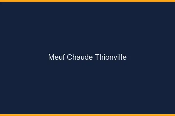 Meuf chaude Thionville