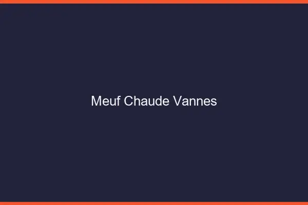 Meuf chaude Vannes