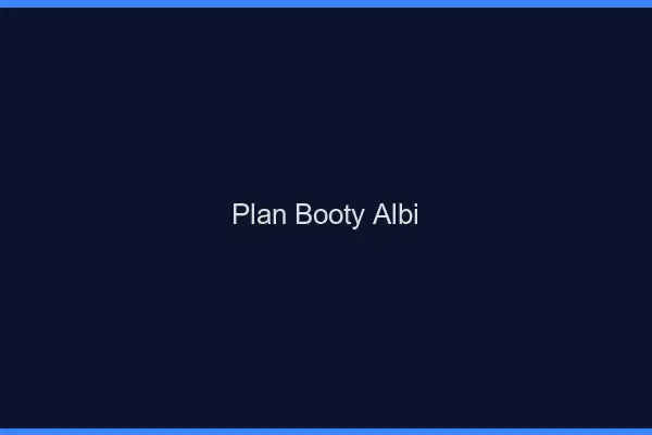 Plan booty Albi
