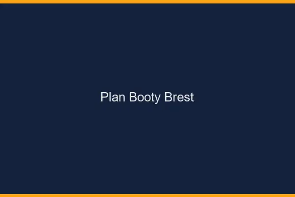Plan booty Brest