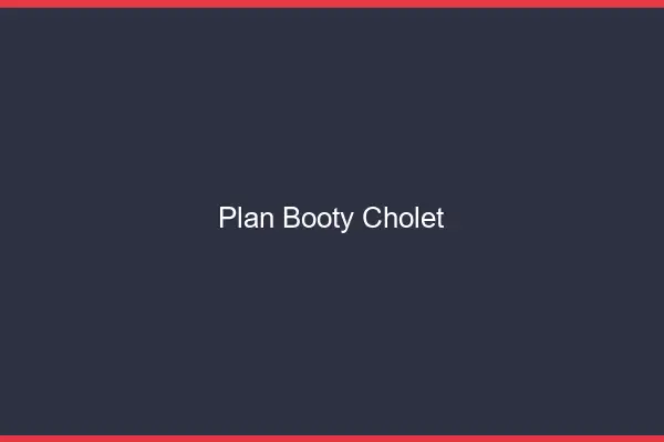 Plan booty Cholet