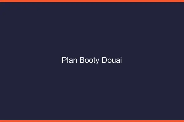Plan booty Douai