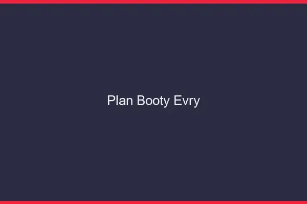 Plan booty Évry