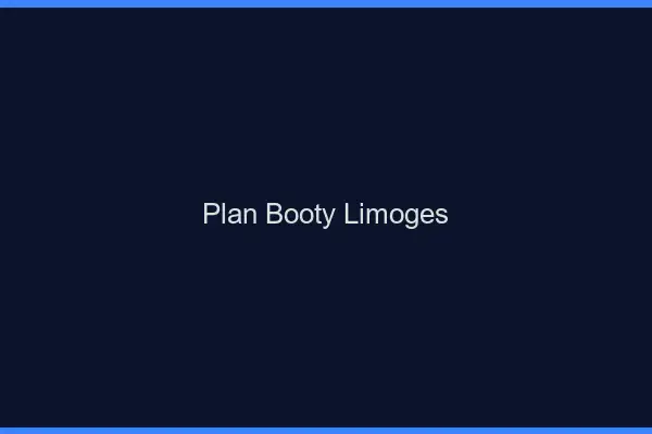 Plan booty Limoges