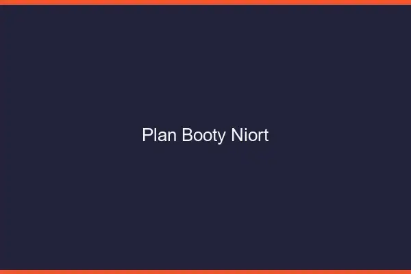 Plan booty Niort