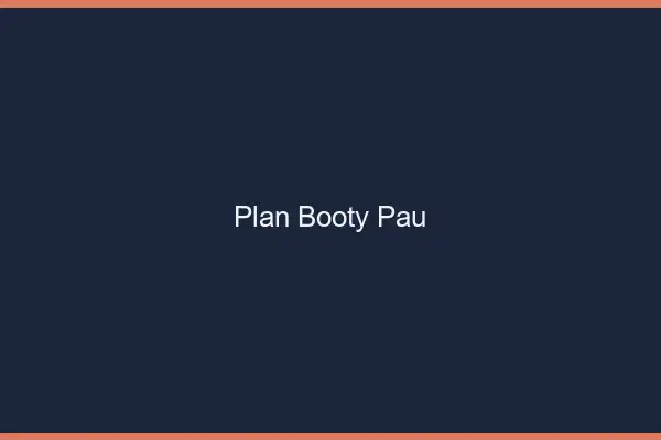 Plan booty Pau