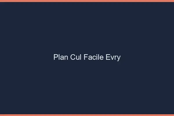 Plan cul facile Évry