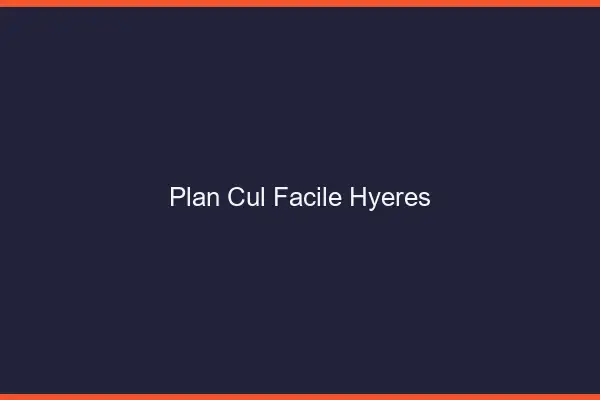 Plan cul facile Hyères