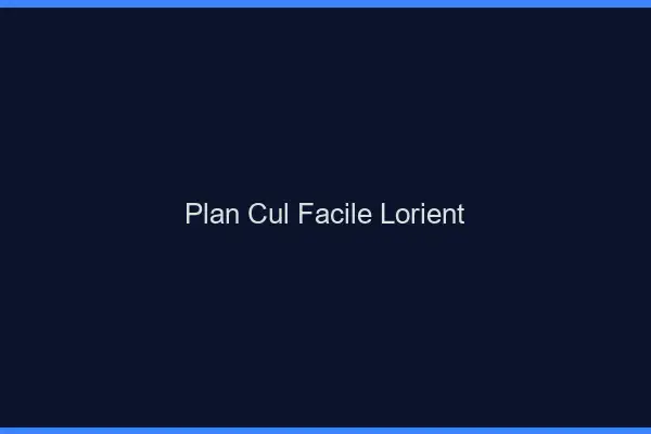 Plan cul facile Lorient