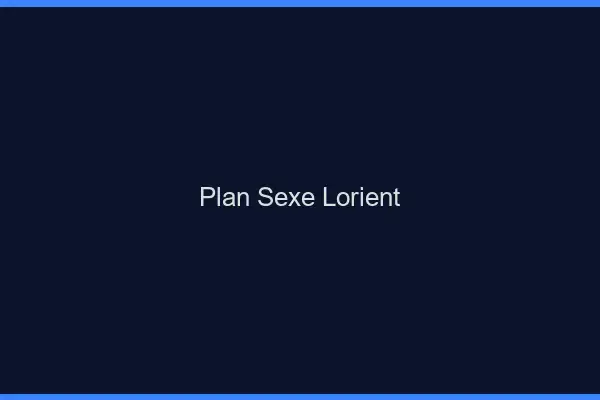 Plan sexe Lorient