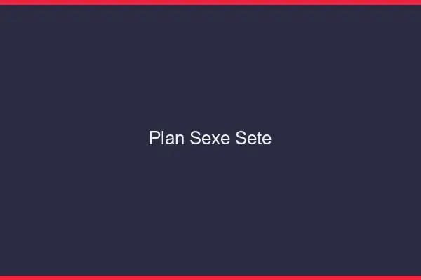 Plan sexe Sète