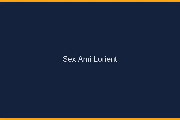 Sex ami Lorient