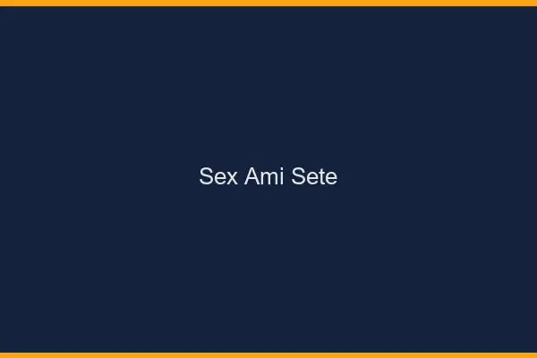 Sex ami Sète