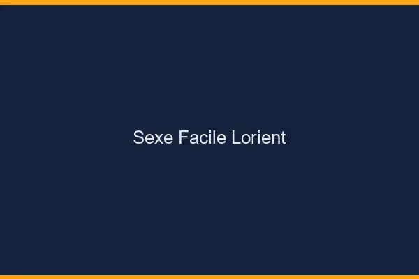 Sexe facile Lorient