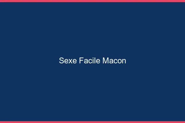 Sexe facile Mâcon